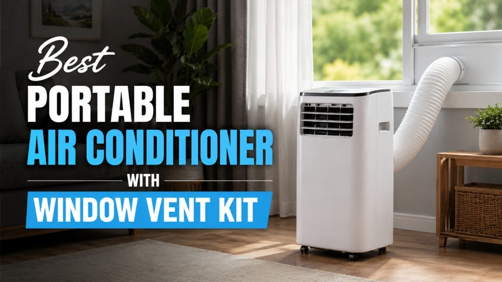 best portable air conditioner with window vent kit