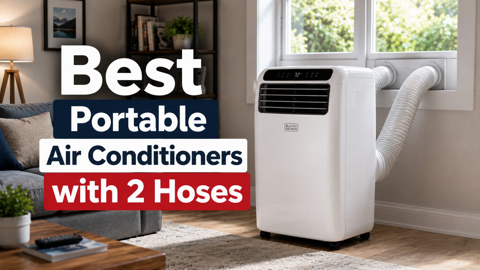 best portable air conditioners with 2 hoses