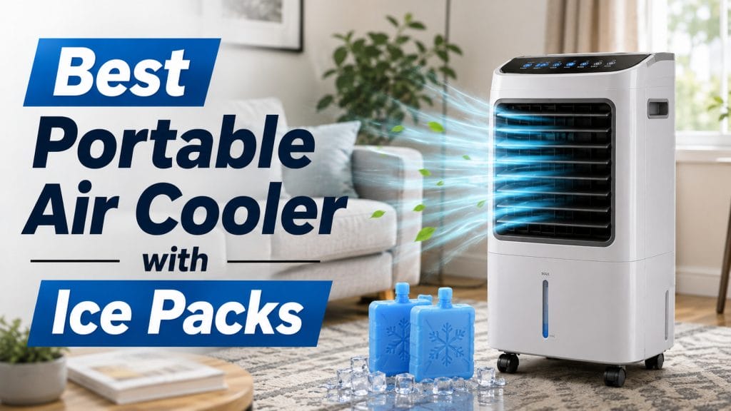 best portable air cooler with ice packs